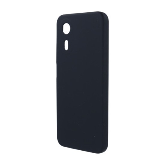 Capa de Silicone com Moldura de Câmera para Oppo A17 Preta